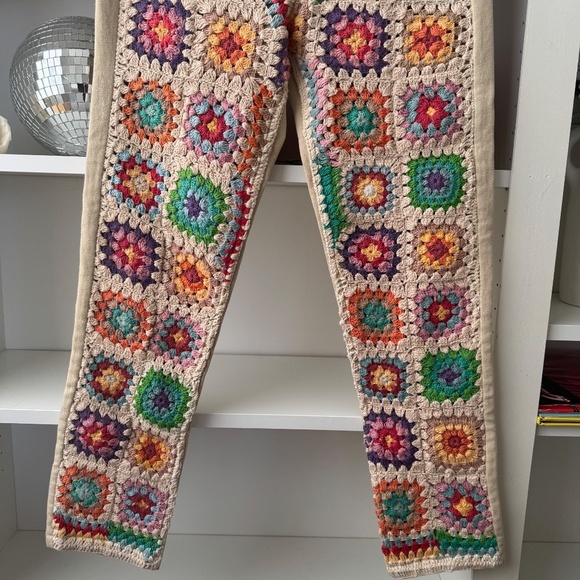 WE THE FREE PEOPLE Crochet Zuri Mom Jeans - Picture 7 of 11